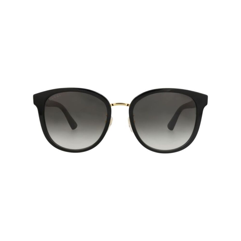 Gucci Round-Frame  Sunglasses Black Womens